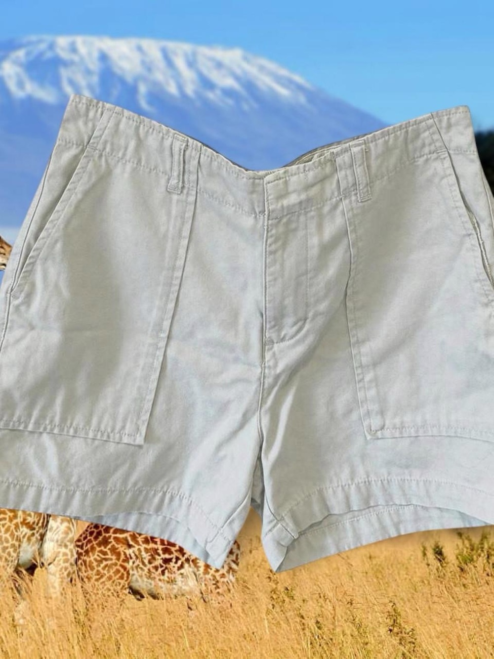 Vintage Y2K Calvin Klein safari utility shorts size 10